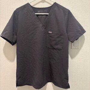 FIGS Men's Grey Scrub Top Size Large